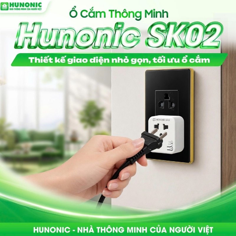 Ổ Cắm Thông Minh Hunonic SK02 – Biến Thiết Bị Thường Thành Thiết Bị Thông Minh - Ảnh 2