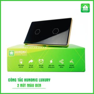 Hunonic Luxury 2 Nút Màu Đen