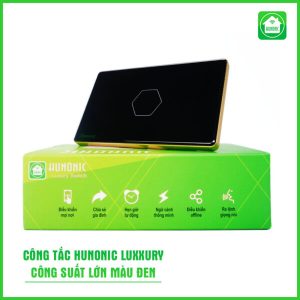 Hunonic Luxury Công Suất Lớn Cho Máy Bơm, Bình Nóng Lạnh Màu Đen